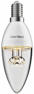Лампа Geniled С37 8W E14 2700K линза 01204