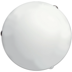 Светильник Дюна 1725 Блик-гладкий d250 белый/хром 1х60W E27