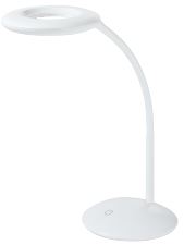 Настольная лампа 304 WH LED USB h36 Б18